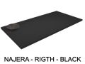 Receveur de douche Design, evacuation angle droit, recoupable - NAJERA DROITE 120