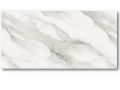 Marble White 60x120 cm - Panneau mural en SPC, finition marbre blanc