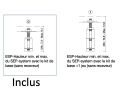 Houder voor douchebak - SEP SYSTEMÂ®