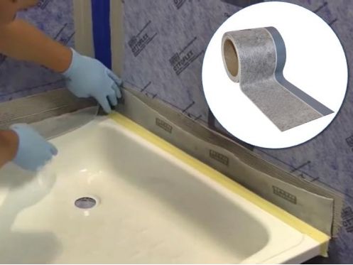 Protection d etancheite pour receveur de douche extra plat FLEX SYSTEME
