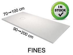 Receveur de douche recoupable, design - FINES