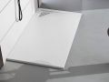 Receveur de douche recoupable, bonde en angle - MUNICH 120