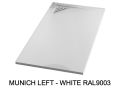 Receveur de douche recoupable, bonde en angle - MUNICH 120