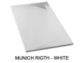 Receveur de douche recoupable, bonde en angle - MUNICH 120
