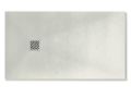 Douchebak, groot formaat, breedte 240 cm, hars extra plat - SLATE XL