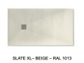 Receveur de douche, grande taille, resine extra plat - SLATE XL 240