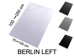 Receveur de douche, evacuation angle gauche - BERLIN GAUCHE 220