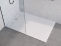 Brusebadsbakke med kanal 240 cm ekstra flad resin - VENISE XL