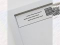Receveur douche, caniveau, en resine minerale - VENISE XL 250
