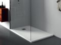 Receveur de douche, 140x80 cm, resine finition Pizarra, recoupable - CHIVA 80x140