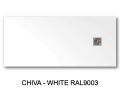 Receveur de douche, 200x70 cm, resine finition Pizarra, recoupable - CHIVA 70x200