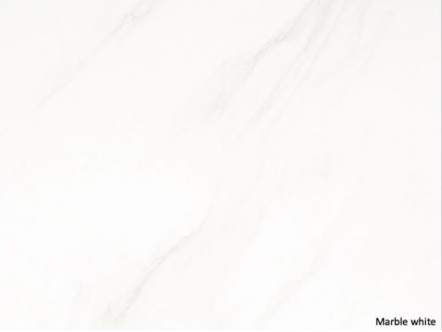 Marble White 60x120 cm - SPC vÃ¦gpanel, hvid marmor finish