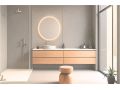 Vertigo Pearl 60x120 cm - Panneau mural en SPC, finition ciment gris