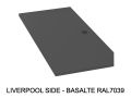 Receveur de douche, bonde latral - LIVERPOOL SIDE