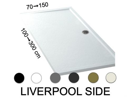 Receveur de douche, bonde latral - LIVERPOOL SIDE