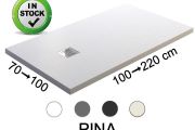 Bac a douche recoupable, resine extra plat - PINA