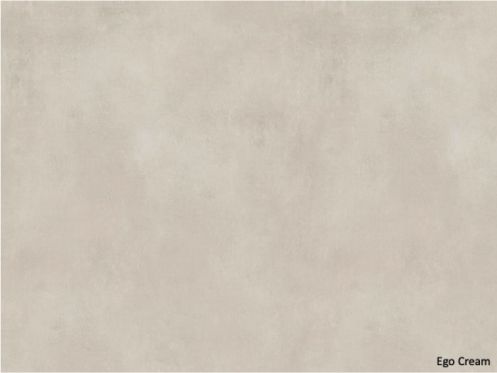 Ego Cream 120x280 cm - Panneau mural en SPC, finition ciment poli ultra mate crme