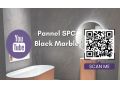 Marble Dark 120x260 cm - SPC vÃ¦gpanel, sort marmor finish