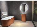 Marble Dark 120x260 cm - Panneau mural en SPC, finition marbre noir