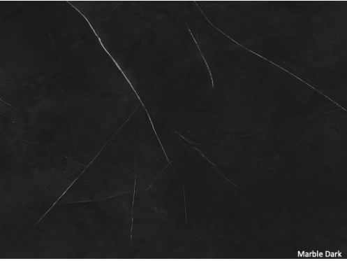 Marble Dark 120x260 cm - Panneau mural en SPC, finition marbre noir