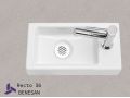 Lave mains Ceramique suspendue | Recto 36 Benesan