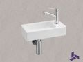 Lave mains Ceramique suspendue 36x18cm | FRANCFORT 36 DROITE