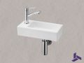 Lave mains Ceramique suspendue 36x18cm| FRANCFORT 36 GAUCHE