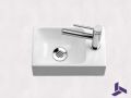 Lave-mains wc troit 18x30 cm ceramique | ROSTOCK 30 DROITE
