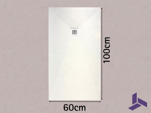 Receveur de douche 100x60 cm extra plat anti-derapant |VERONE