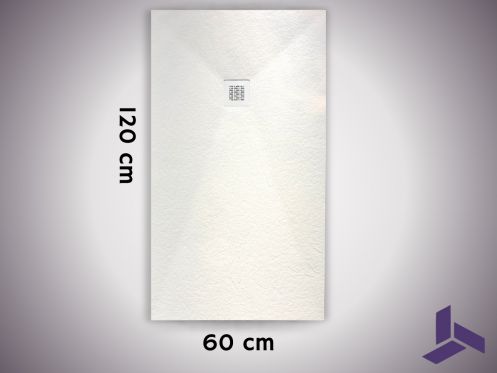 Receveur de douche 120x60 cm extra plat anti-derapant VERONE