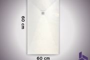 Receveur de douche 60x60 cm extra plat anti-derapant VERONE