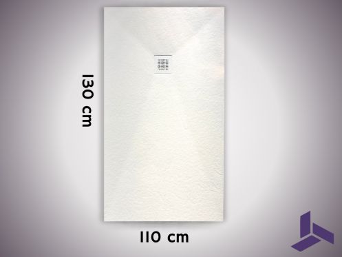 Receveur de douche 130x110 cm extra plat anti-derapant VERONE