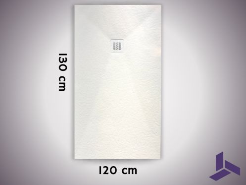 Receveur de douche 130x120 cm extra plat anti-derapant VERONE