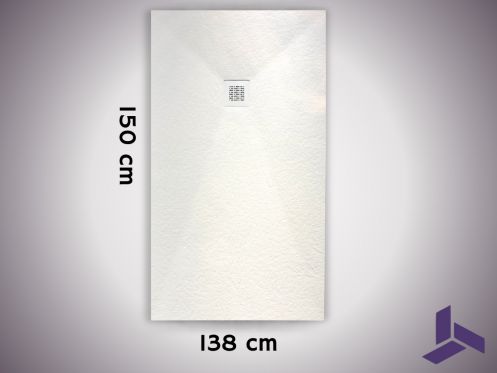 Receveur de douche 150x138 cm extra plat anti-derapant VERONE
