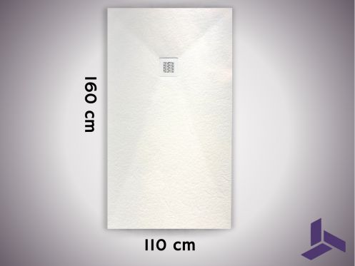 Receveur de douche 160x110 cm extra plat anti-derapant VERONE