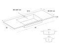 Plan vasque, rsine Solid-Surface - LEEDS SOLID 40 MINI