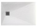 Receveur de douche recoupable resine extra-plat EVEREST Blanc
