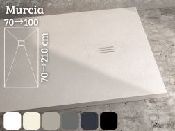 Receveur de douche italienne, évacuation discrete - MURCIA