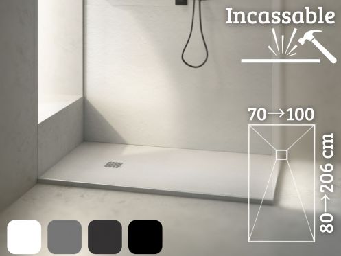 Douchebak, flexibel en onbreekbaar innovatieve technologie - UNBREAKABLE 110