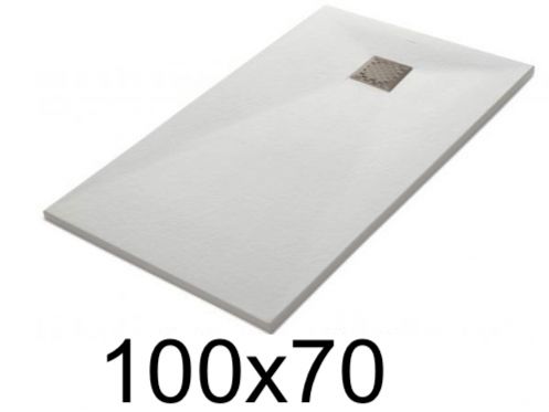 Brusekar 100x70 cm i resin ekstra fladt TECNIK