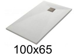 Receveur de douche 100x65 cm résine extra-plat – TECNIK