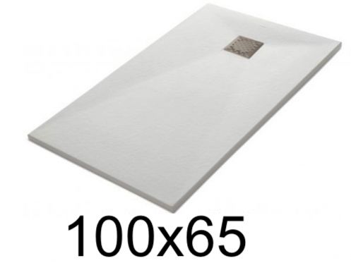 Receveur de douche sur mesure 100x65 cm resine TECNIK