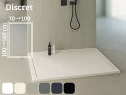 Receveur de douche italienne, design epure - DISCRET SLATE