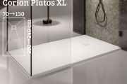 Corian douchebak, extra plat - PLATOS CORIAN