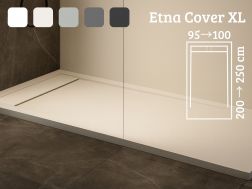 Douchebak groot formaat goot, hars - ETNA XL COVER 250