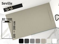 Receveur de douche, caniveau, avec evacuation discrete SEVILLE 