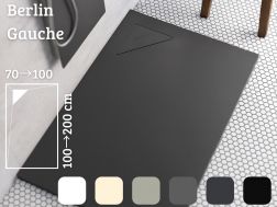 Receveur de douche d'angle 90x90 cm - BERLIN GAUCHE