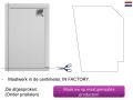 Receveur de douche d'angle 110x110 cm - CORIAN Â® CORNER RECHTS