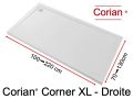 Receveur de douche d'angle 110x110 cm - CORIAN ® CORNER DROITE