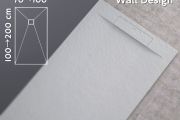 Receveur douche italienne, evacuation mural - WALL Design